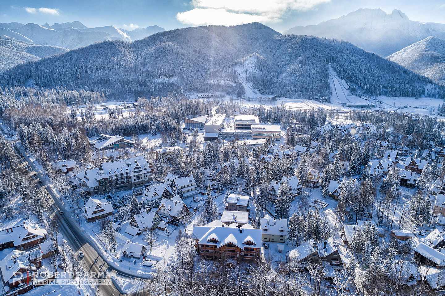 tatry zimą - foto z drona